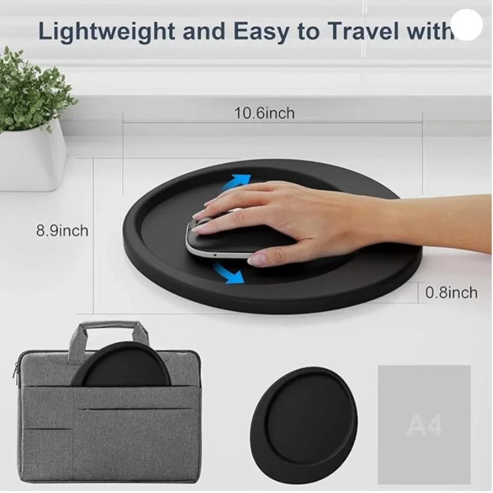 MEKASS Ergonomic Mousepad with Wrist Support Beautiful Flowers